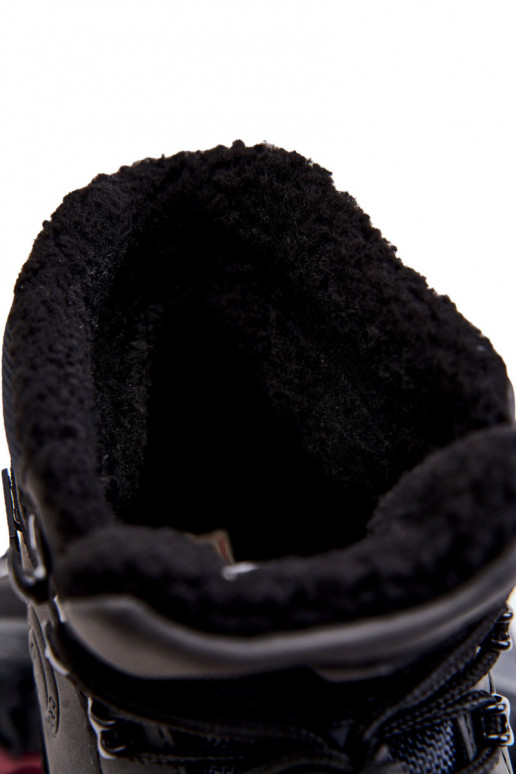  Pašiltinti žygio batai Cross  KK1R4027C Juodos spalvos