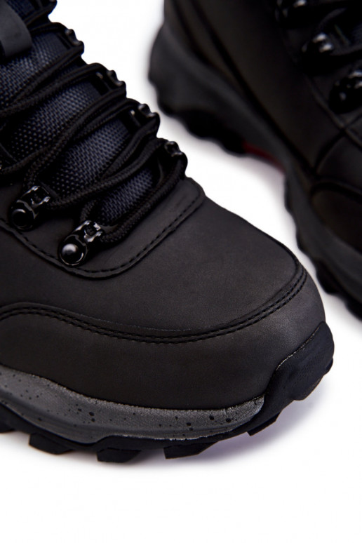 Pašiltinti žygio batai Cross  KK1R4027C Juodos spalvos