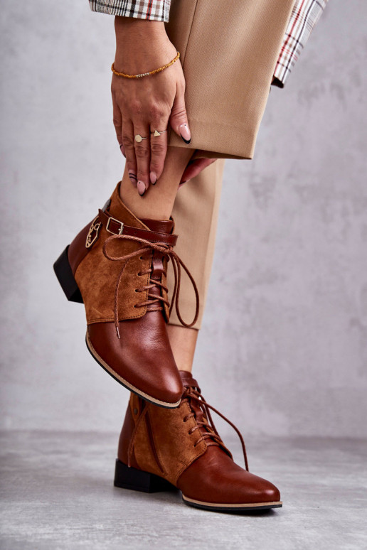 Moteriški aulinukai    5743A-29 rudos spalvos