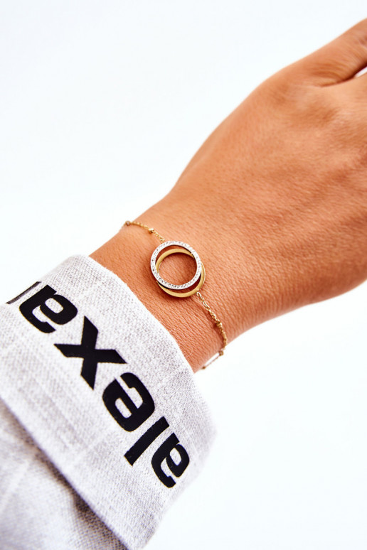   Apyrankė su gražiomis detalėmis  aukso spalvos