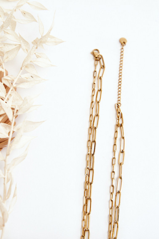 Dviguba grandinėlė   aukso spalvos