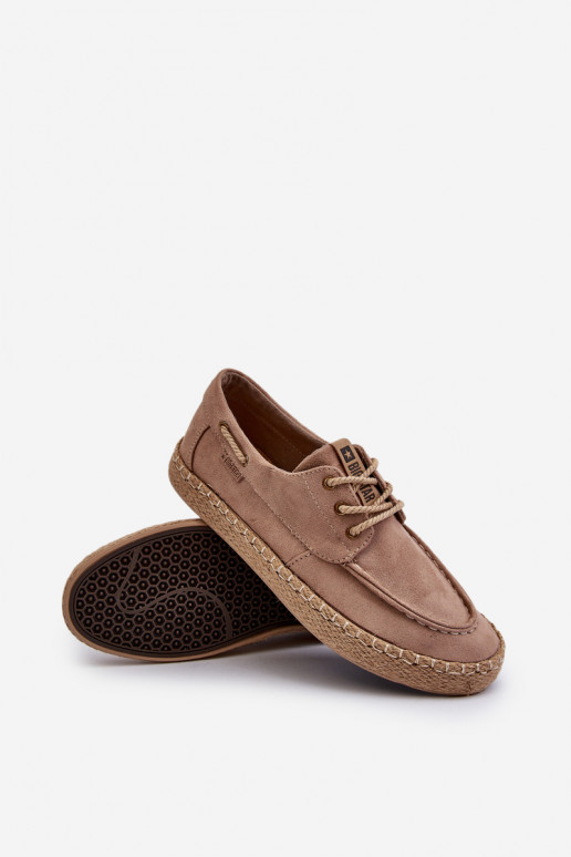 espadrilės  su raišteliais Big Star NN174054 smėlio spalvos