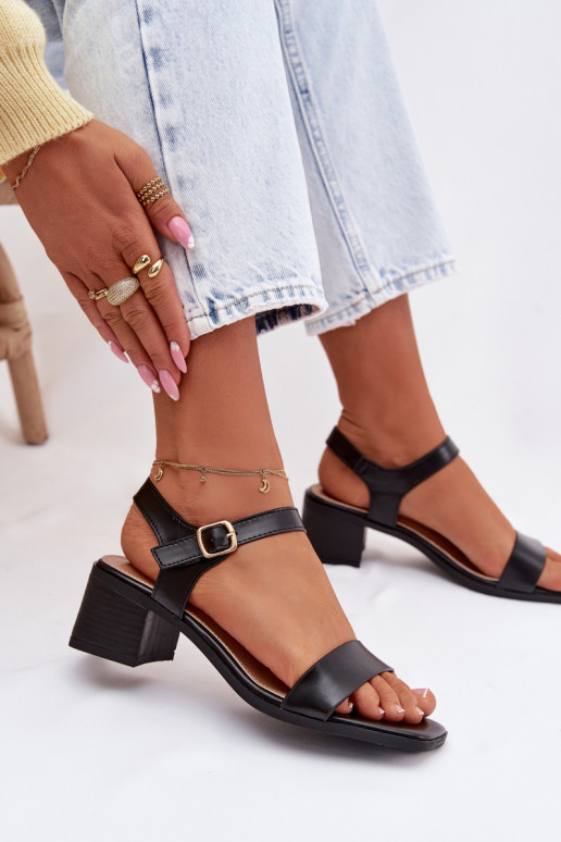 Moteriškos basutės Eko    Juodos spalvos Sabela