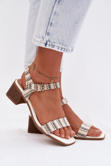 Moteriškos basutės  baltos spalvos Sabela