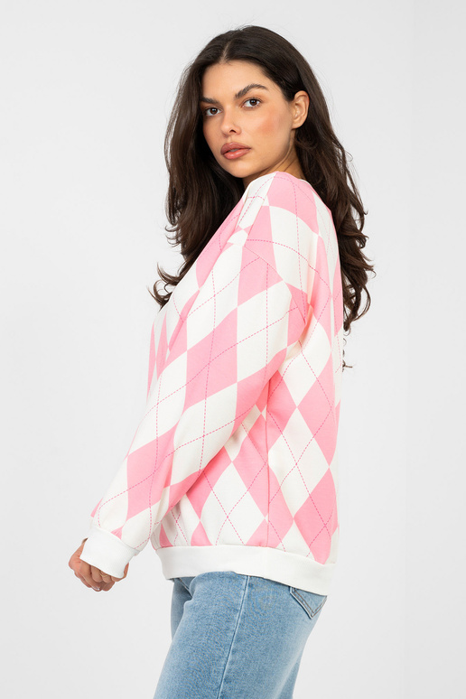 Rožinė megztinė Bluza MI BL 4003.65