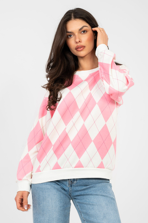 Rožinė megztinė Bluza MI BL 4003.65