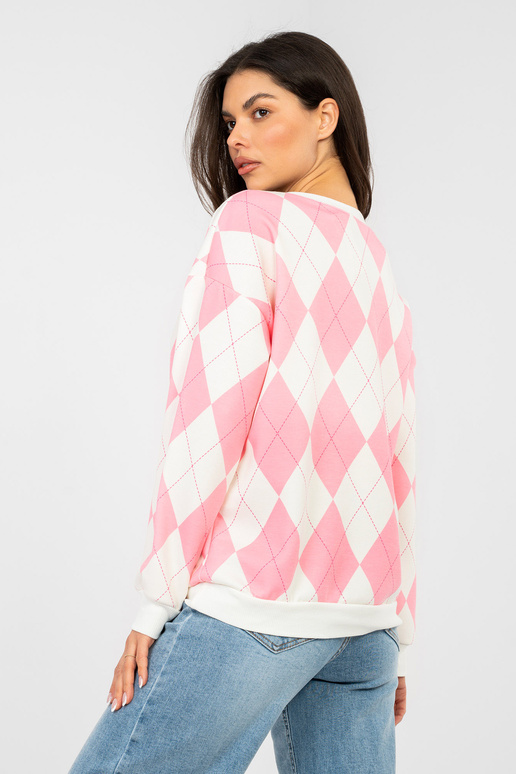 Rožinė megztinė Bluza MI BL 4003.65