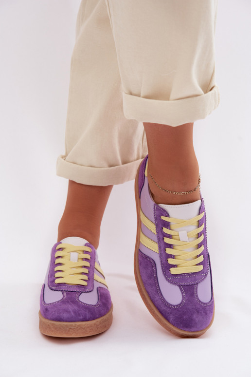    modelio batai  S.Barski LR61-7059 Violetinės spalvos