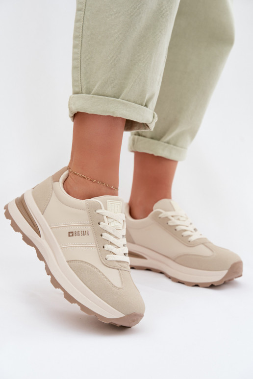  modelio batai sportiniai bateliai  Big Star TT274876 HI-POLY SYSTEM smėlio spalvos