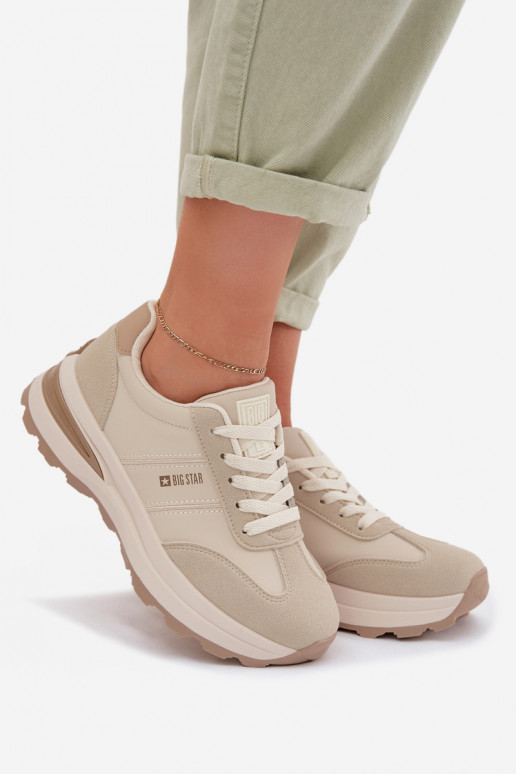  modelio batai sportiniai bateliai  Big Star TT274876 HI-POLY SYSTEM smėlio spalvos