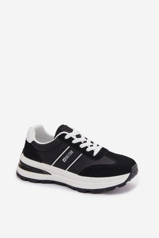 Sportinio stiliaus batai moterims Big Star TT274877 HI-POLY SYSTEM juodos spalvos