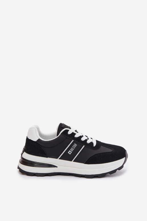 Sportinio stiliaus batai moterims Big Star TT274877 HI-POLY SYSTEM juodos spalvos