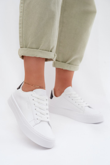  modelio batai  iš eko odos Big Star TT274928 HI-POLY SYSTEM baltos spalvos 2