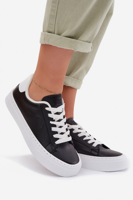  modelio batai  iš eko odos Big Star TT274927 HI-POLY SYSTEM Juodos spalvos