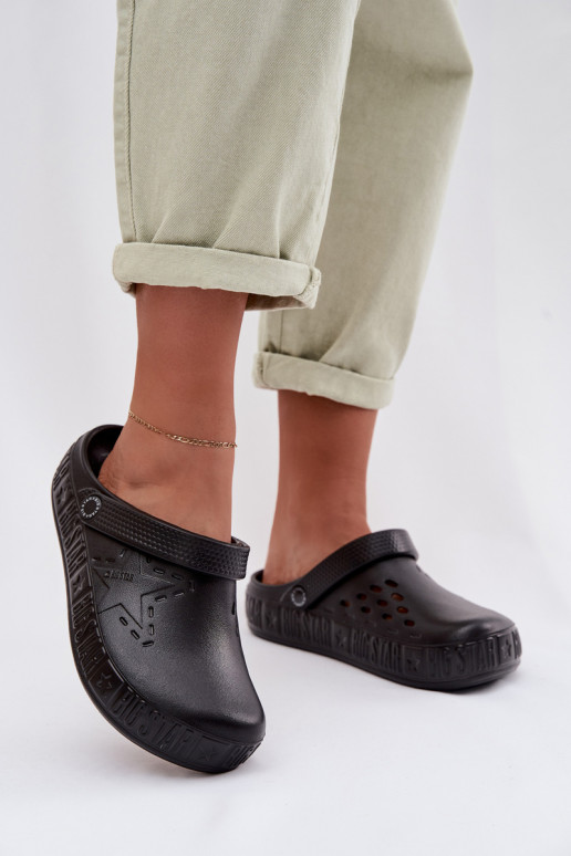 Šlepetės    Big Star TT274A084 Juodos spalvos