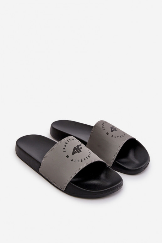  Šlepetės 4FMM00FFLIM046-25S pilkos spalvos