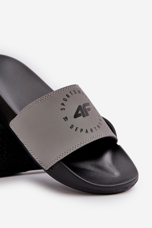  Šlepetės 4FMM00FFLIM046-25S pilkos spalvos