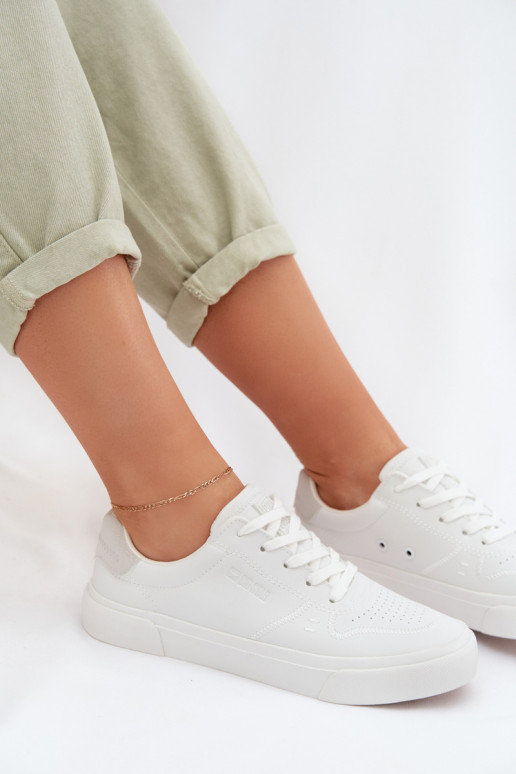 Moteriški sneakers modelio batai Big Star TT274008 baltos spalvos