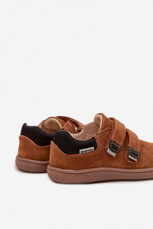 Vaikiški odiniai Barefoot batai Bartek 8600363 rudos spalvos