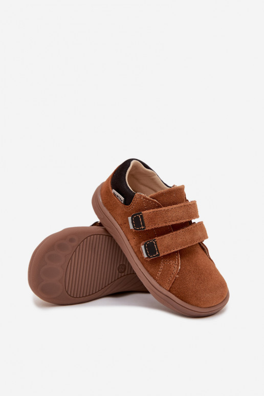 Vaikiški odiniai Barefoot batai Bartek 8600363 rudos spalvos