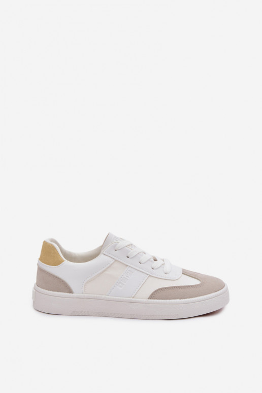 Moteriški žemi sneakers batai Big Star TT274767 baltos spalvos