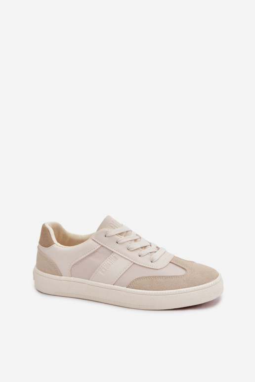 Moteriški žemi sneakers batai Big Star TT274768 smėlio spalvos
