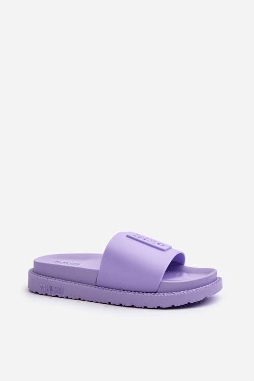 Moteriškos šlepetės Big Star LL274426 violetinės spalvos