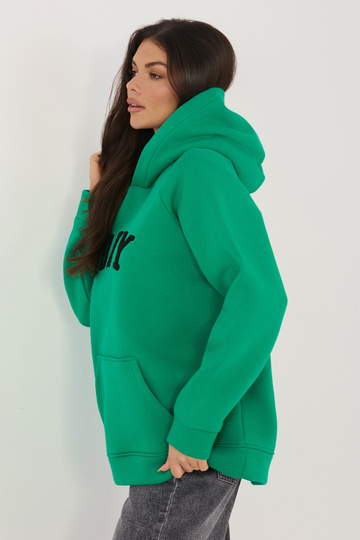 Bluza tamsiai žalia