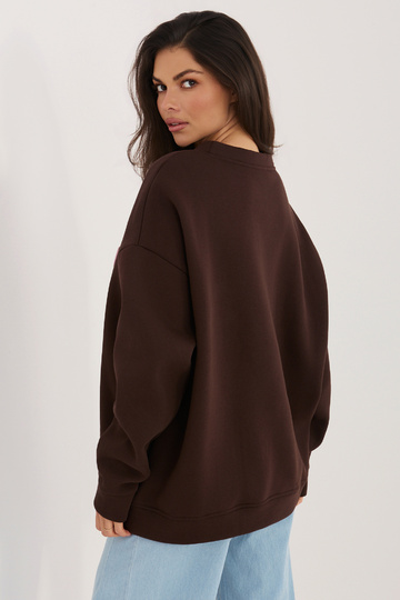 Bluza tamsiai ruda