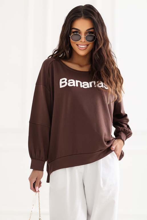 Bluza tamsiai ruda