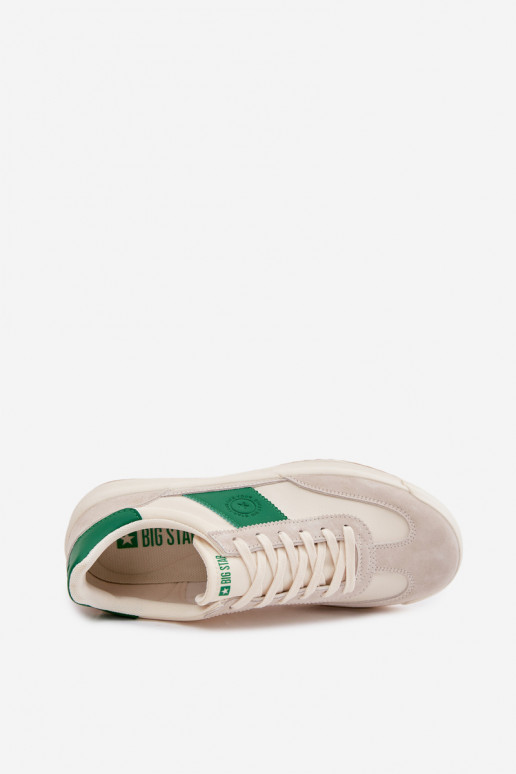 Sneakers modelio batai vyrams Big Star TT174041 smėlio spalvos