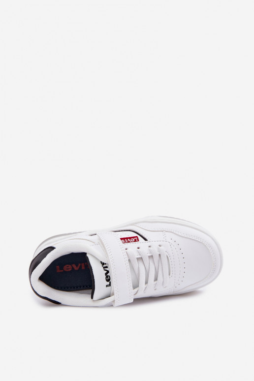 Vaikiški sportiniai batai LEVI'S JOHN SE VJOH0012S su lipniais užsegimais baltos spalvos