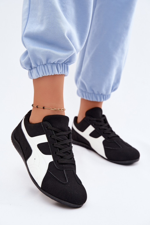 Sneaker modelio moteriški batai juodos spalvos Tai