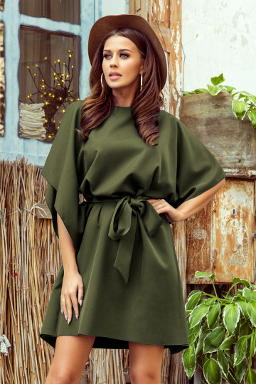 SOFIA Suknelė - drugelis - Chaki