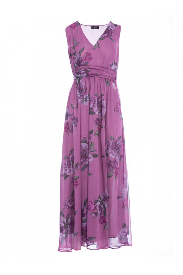 Chifono maxi suknelė su skeltuku - modelis 3 2