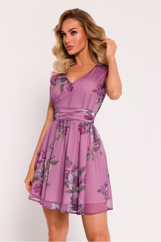 Šifoninė mini suknelė - modelis 3