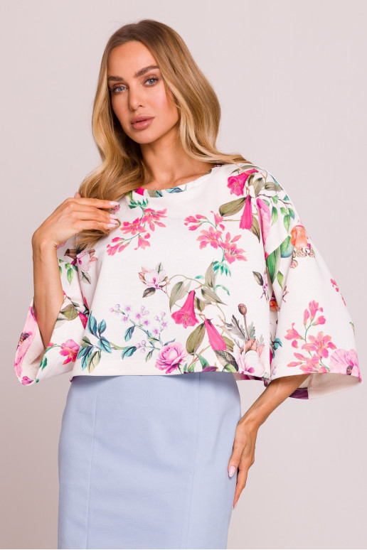 Daugiaspalvė trumpa palaidinė - modelis 2