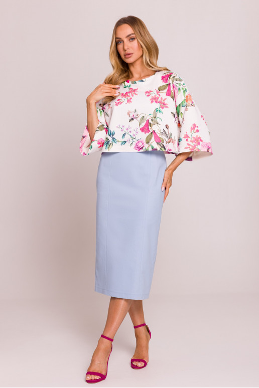 Daugiaspalvė trumpa palaidinė - modelis 2