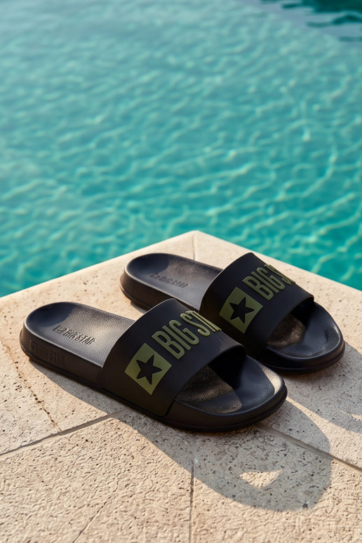 Juodos vyriškos šlepetės "Big Star SS174359"
