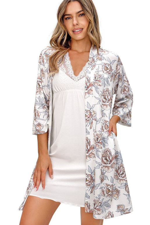 Trumpas chalatas Donna