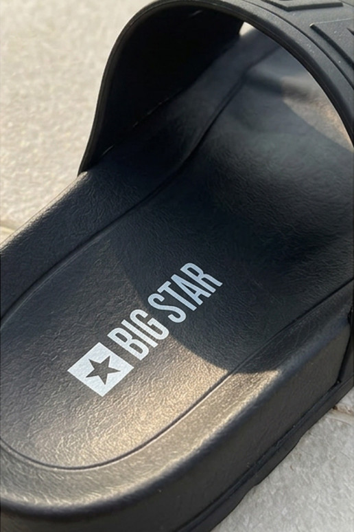 Šlepetės Big Star Guminės juodos spalvos DD174690