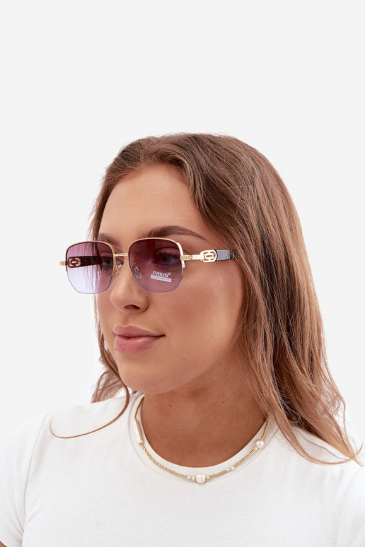 Akiniai nuo saulės Z Cienkim Oprawkami Filtr UV Violetinės spalvos