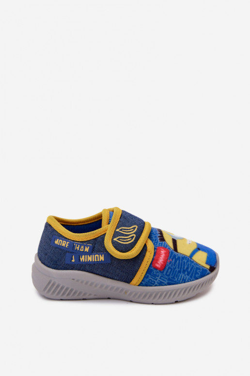 Šlepetės Vaikiški Minionki žydros-geltonos spalvos Terrain