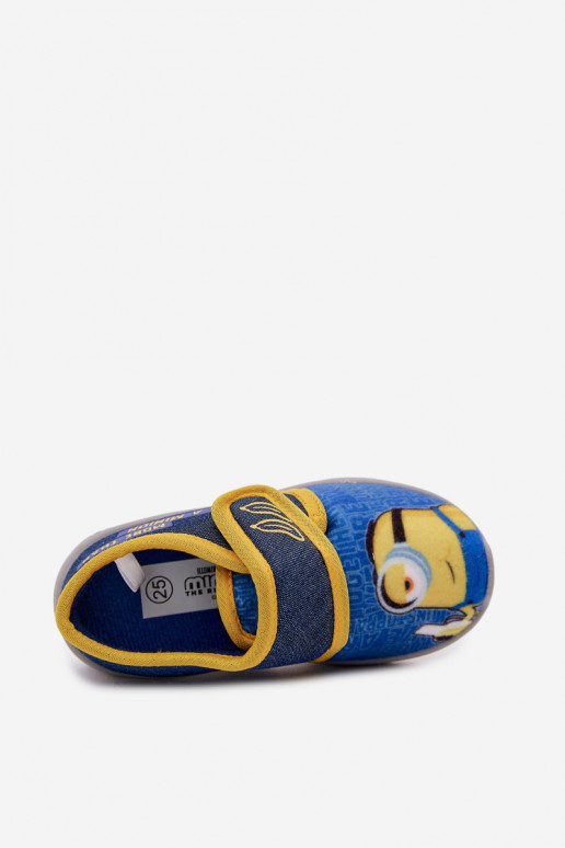 Šlepetės Vaikiški Minionki žydros-geltonos spalvos Terrain