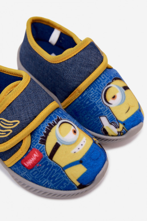 Šlepetės Vaikiški Minionki žydros-geltonos spalvos Terrain