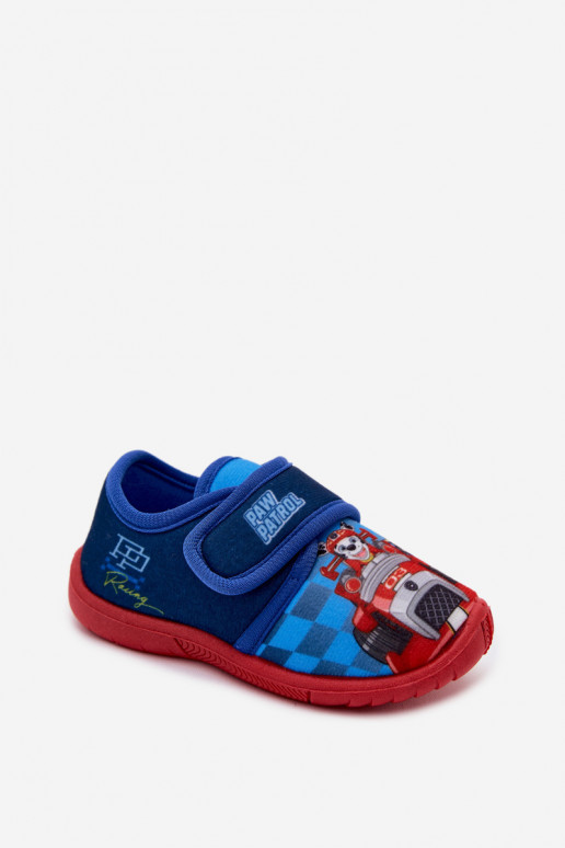 Šlepetės Vaikiški su lipniais užsegimais Paw Patrol tamsiai mėlynos spalvos Lennon