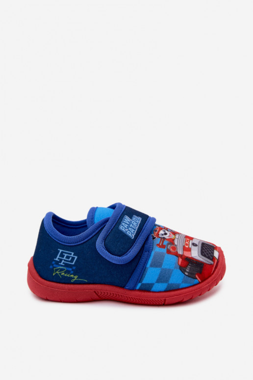 Šlepetės Vaikiški su lipniais užsegimais Paw Patrol tamsiai mėlynos spalvos Lennon