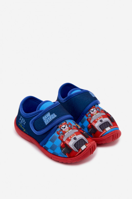 Šlepetės Vaikiški su lipniais užsegimais Paw Patrol tamsiai mėlynos spalvos Lennon