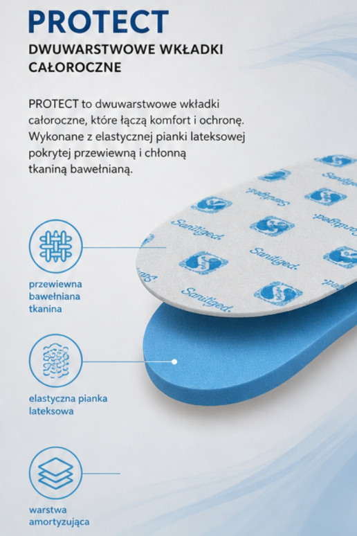 Corbby PROTECT vidpadžiai su antibakterine priemone