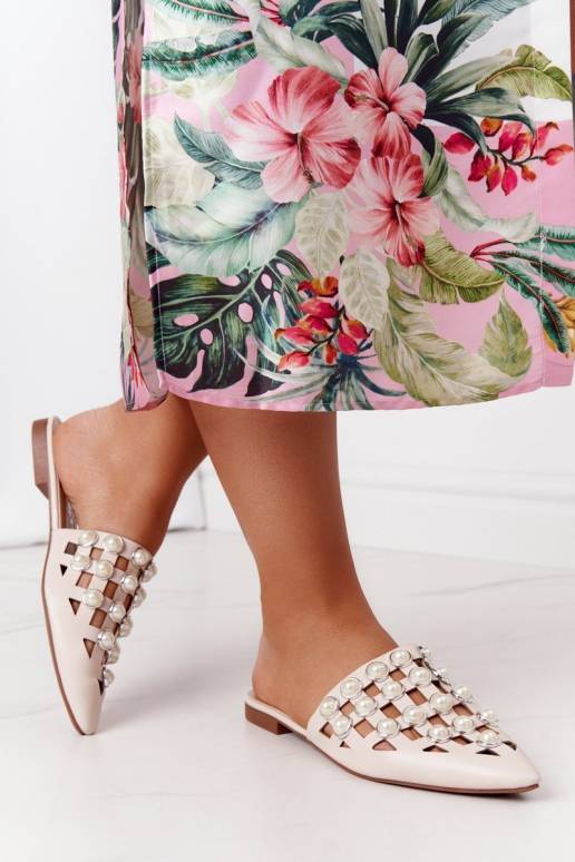 Šlepetės su auliuku I Perłami smėlio...